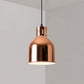 Suspension design vintage en fer forgé rose gold