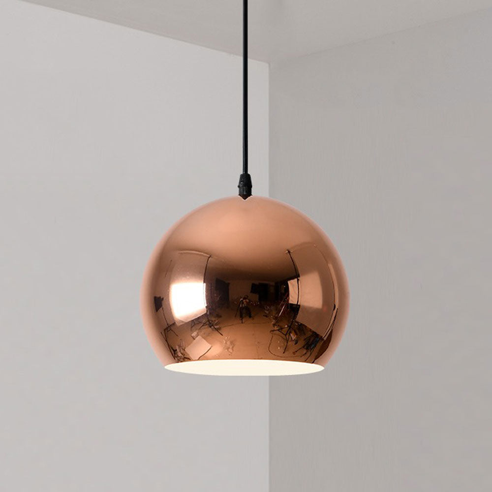 Suspension design vintage en fer forgé rose gold