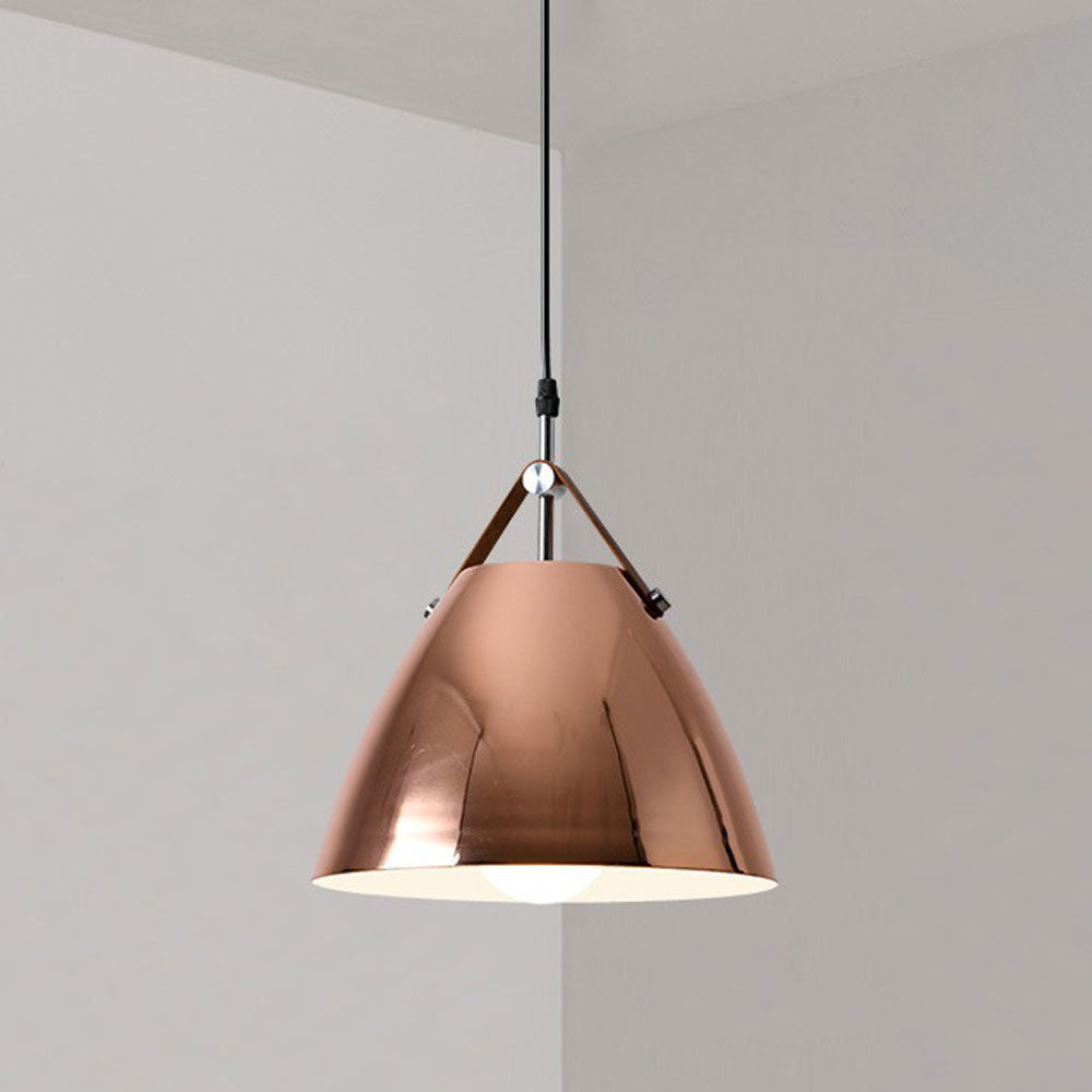 Suspension design vintage en fer forgé rose gold