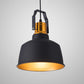 Suspension industrielle style loft noire