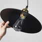 Suspension industrielle style vintage edison noire