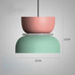 Suspension LED design macaron colorée