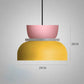 Suspension LED design macaron colorée