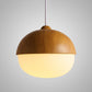 Suspension scandinave bois en forme de gland vintage