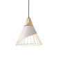 Suspension scandinave bois et métal style industriel