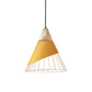 Suspension scandinave bois et métal style industriel