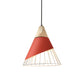 Suspension scandinave bois et métal style industriel