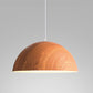 Suspension scandinave imitation bois de style japonais