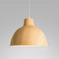 Suspension scandinave imitation bois de style japonais