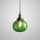 Suspension vintage style Edison en forme de boule en verre